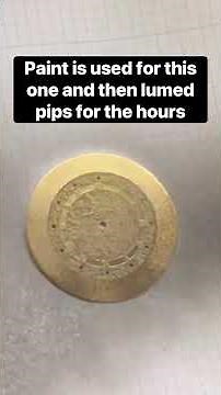 Making a Custom Watch Dial and Custom Automatic Watch - fiber laser engraving watch dial #watch