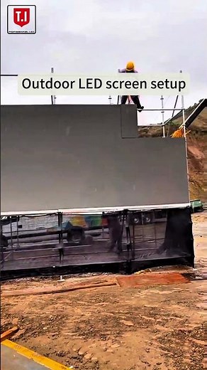 Outdoor LED Screen Installation – High Brightness Display for Events, Concerts & Advertising