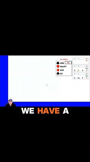 When do you rebid 2NT after 2♣? #substack #shorts