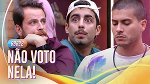 Em uma dinâmica diferente na formação do paredão, Laís Caldas era um nome super cotado pelos brothers do Quarto Grunge para cair na berlinda. 😰 Só que o Gustavo não gostou nada disso e fez questão de bater de frente com seus aliados para livrar seu par do perigo! 😮‍💨 #RedeBBB #BBB22 | BBB