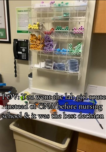 my favorite job before being a nurse hands down was being a lab girly 💖 (medical/clinical lab assistant/phlebotomist) I started off as a new grad nurse struggling to physically transfer patients (bc text book & real life are so different obvi & I’m a hands on learner), but I could get labs or start an IV like a pro 😎. You ever work with me & need some labs drawn I got you babe. Would highly recommend being a lab tech/phlebotomist before becoming a nurse!! #fyp #nurse #nursesoftiktok #momsoftik