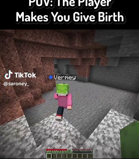 POV: The Player Makes You Give Birth In Minecraft ( FT: @Vermey ) #minecraft #mc #mcyt #funnymoments #minecraftmemes