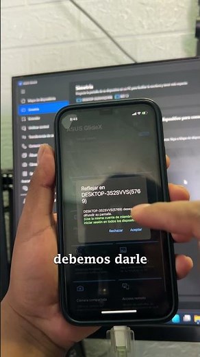 How do I project my phone screen onto a PC?