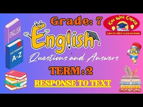 Grade 7 Term 2 English | Exam Questions and Answers