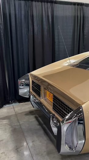 1967 Oldsmobile Barris Custom 70-X Tornado. Finished in stunning Gold Metallic and beautiful Tan interior. This exquisite motorcar has just undergone a complete frame-up restoration at an astronomical cost. It is fitted with nearly every option, including special wrap around rear seating, writing desk, and more! In many experts opinion, this great motorcar is George Barris� most magnificent creation. This motorcar was built shortly after the famed Batmobile and is known to be one of the most uni