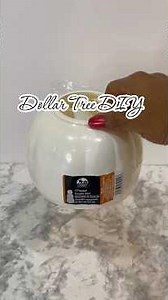 Dollar Tree Stackable Pumpkin DIY Decor #dollartreediy #falldecor #diydecor #diyideas #holidaydiy