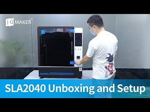 JGMAKER SLA2040 Unboxing & Setup