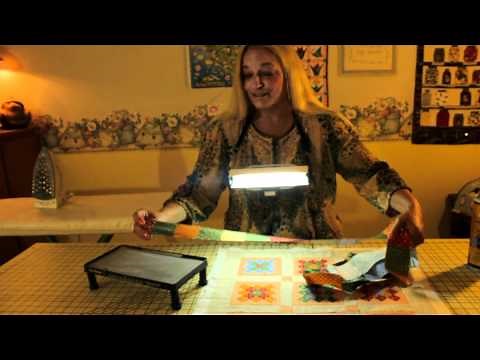 Hand quilting for beginners: spray basting