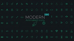 Modern Animated Icons Library