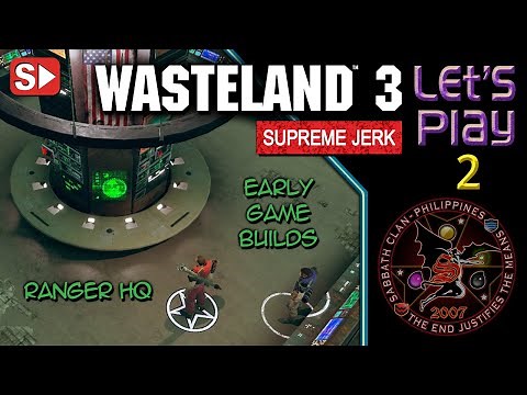 Wasteland 3: Ranger HQ – Early Game Character Builds – Let’s Play 2