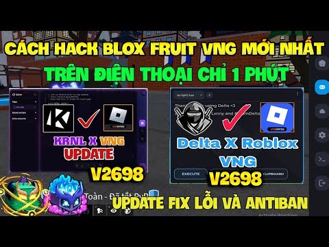 Cách Hack Roblox VNG Blox Fruit Trên Đt, Ios Và Pc - Delta x VNG v2.698 Fix Update Và Script Vip