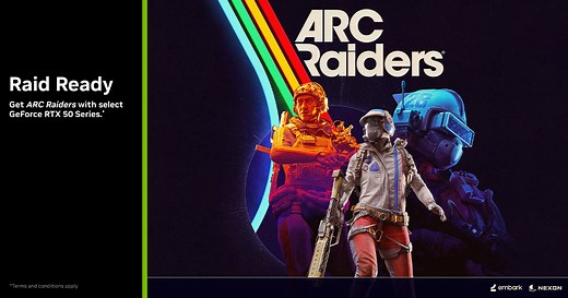 ARC Raiders GeForce RTX 50 Series Bundle Available Now