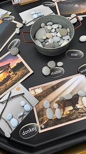 216 reactions · 55 shares | •NATIVITY PEBBLES• Using my nativity...