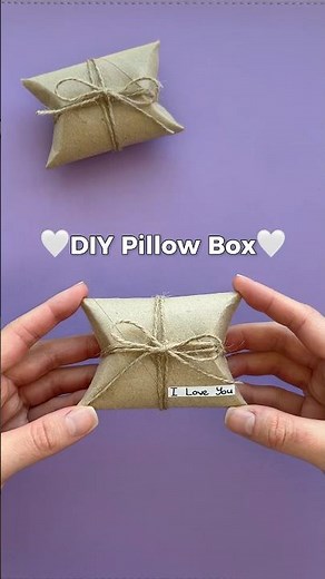 DIY Pillow Box🤍