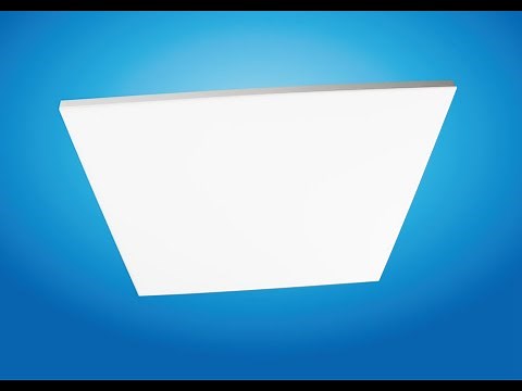 Unique LED Panel light Best Frameless design and how to install for wall and ceiling lighting