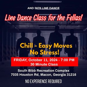 126 reactions · 16 shares | MEN!!! Check it out! Line Dance Class for the Fellas! Chill, Easy moves—No Pressure, just fun! Friday, Oct. 11, 2024 This 30-minute session is designed to keep it simple and relaxed. You don’t need to be a dancer, just show up! Instructor: Gerard Porter - And 5678 Line Dance | And 5678 Line Dance | Facebook