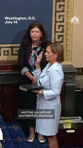 Sen. Darline Graham is sworn in to fill the seat of her older brother, Sen. Lindsey Graham