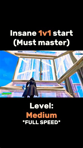 🟡Try this insane 1v1 start to your game🤩🔥#fortnite #tutorial #improve #fyp #freebuild