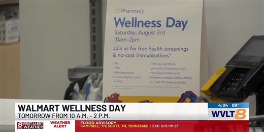 Walmart offering free screenings and cheaper vaccines for ‘Wellness Day’