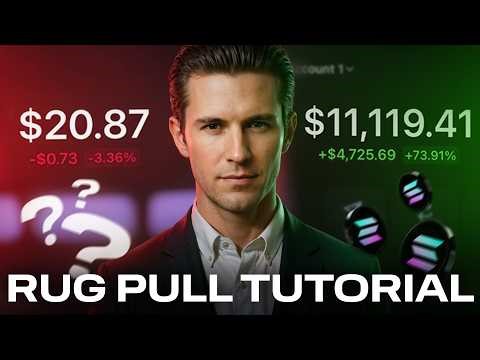 How to Launch and start meme coin trading with Rug Pull | I Turned 2 SOL to 48 SOL