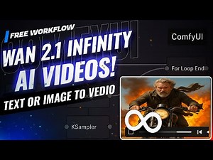 Wan 2.1 ComfyUI Text-to-Video & Image-to-Video Workflow [Generate for Unlimited Time]