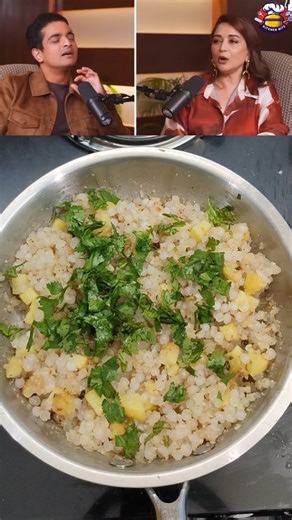 Tanu Trishna on Instagram: "Madhuri Dixit Favourite Sabudana Khichdi Recipe 🫕 #homemade #cooking #trending #easyrecipes #sabudanakhichdi"