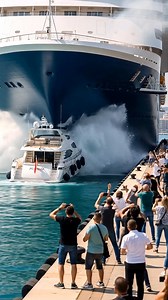 Uncontrolled Cruise Ship Collides With Dockside Area! #shipdisaster #fyp #viral #reels | Ship Disaster
