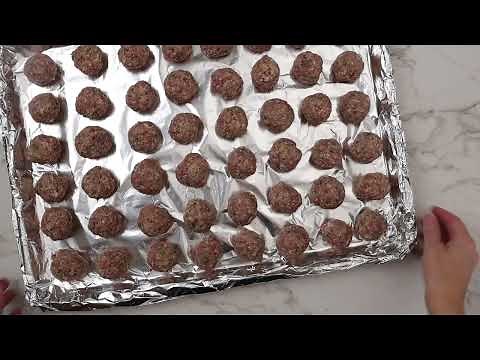 How To Freeze Homemade Meatballs