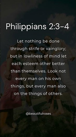 Philippians 2:3-4 Bible Verses About Friendship
