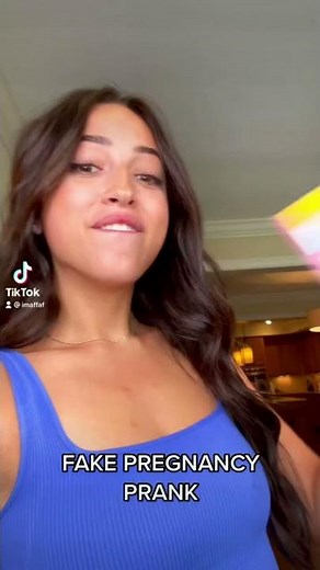 Funny pregnancy test prank