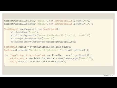 Behebung von Problemen mit IN-Abfragen in DynamoDB
