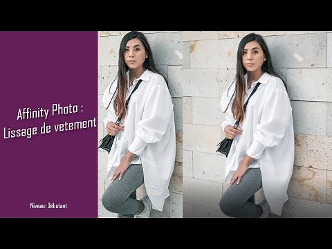 Comment lisser un vêtement avec Affinity Photo