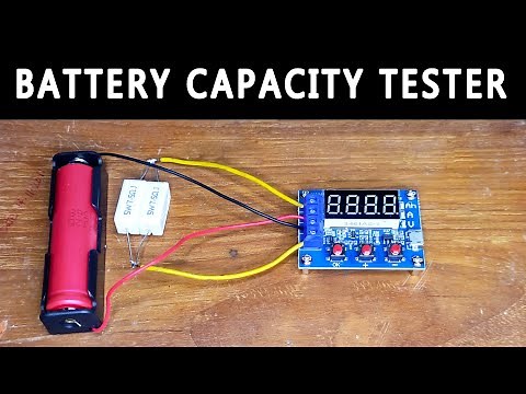 Battery Capacity Tester with HW-586 ZB2L3 || Battery Capacity Meter Discharge Tester
