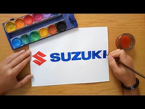 How to draw the SUZUKI logo 2023 - スズキのロゴの描き方