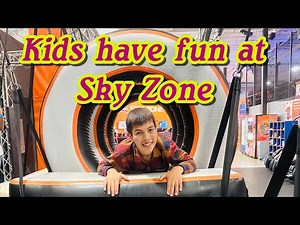 Ultimate Fun at Sky Zone Trampoline Park! | Kids Jumping, Playing & Having a Blast!