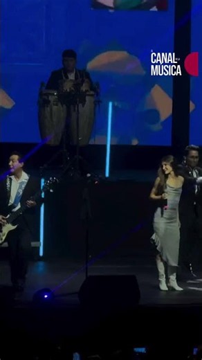 Los Ángeles Azules in their first performance at the Movistar Arena with @yamisafdie as a guest 😍