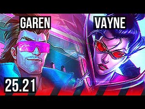 GAREN vs VAYNE (TOP) | 12/2/12, 500+ games, Dominating | EUW Master | 25.21