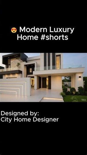 😍 Modern Luxury Home #shorts #home