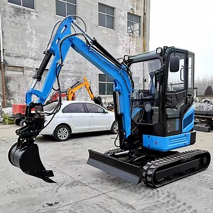 [Hot Item] 3t Small Excavator Mini Digger Diesel Engine Comes Standard with Side Swing and Can Add a Cab for Sale