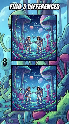 Alien Space Station 🛸✨ | Spot the Differences 👀 | Outer Space Puzzle Challenge