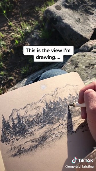 Nature Sketching on a Camping Trip