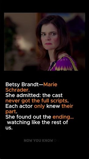 BETSY BRANDT DIDN’T KNOW HOW BREAKING BAD WOULD END