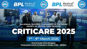 Moments from #CritiCare2025! ✨ BPL Medical Technologies was proud to be part of CRITICARE 2025, where we showcased our wide range of critical care solutions. From our range of advanced #ventilators and #anaesthesiaworkstations to an exclusive first look at our M10 & M12 #patientmonitors, our booth was a hub of insightful discussions and meaningful interactions. 🎥 Watch the video and relive the moments with us! #HealthcareInnovation #MedicalDevices #BPLMedTech #PatientCare #CriticalCare #Innovat