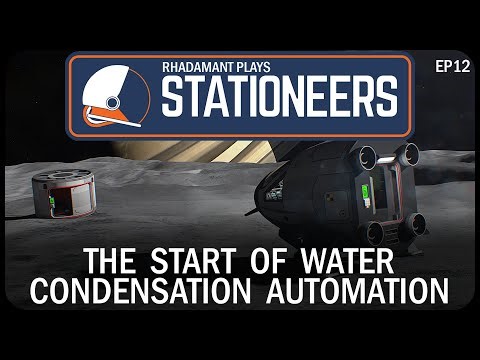The Start of Water Condensation Automation in Stationeers - Crashlanded on Mimas // EP12