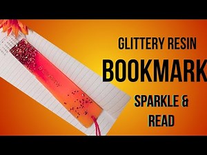 Sparkle and Shine✨️ Create a Stunning Resin Bookmark | Step-by-Step tutorial #resin #resinbookmark
