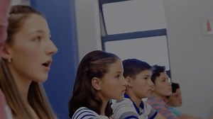 Animation of mathematical equations over diverse schoolchildren. global education, mathematical equations and digital interface concept digitally generated video.