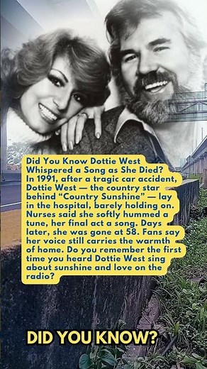 Did You Know Dottie West Whispered a Song as She Died? #shorts #legends