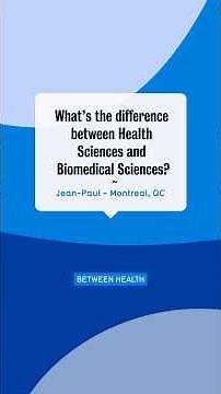 Ask Alisia: What's the difference between Health Sciences, Biomedical Sciences and Medical Sciences?