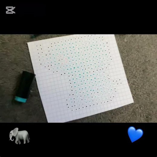 🐘💙Cute pixel art ideas #art #pixel ￼#craft #cute #pixelart