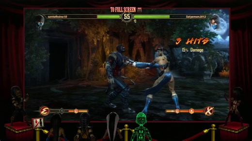 MK9 online match - Kitana vs. Sub Zero